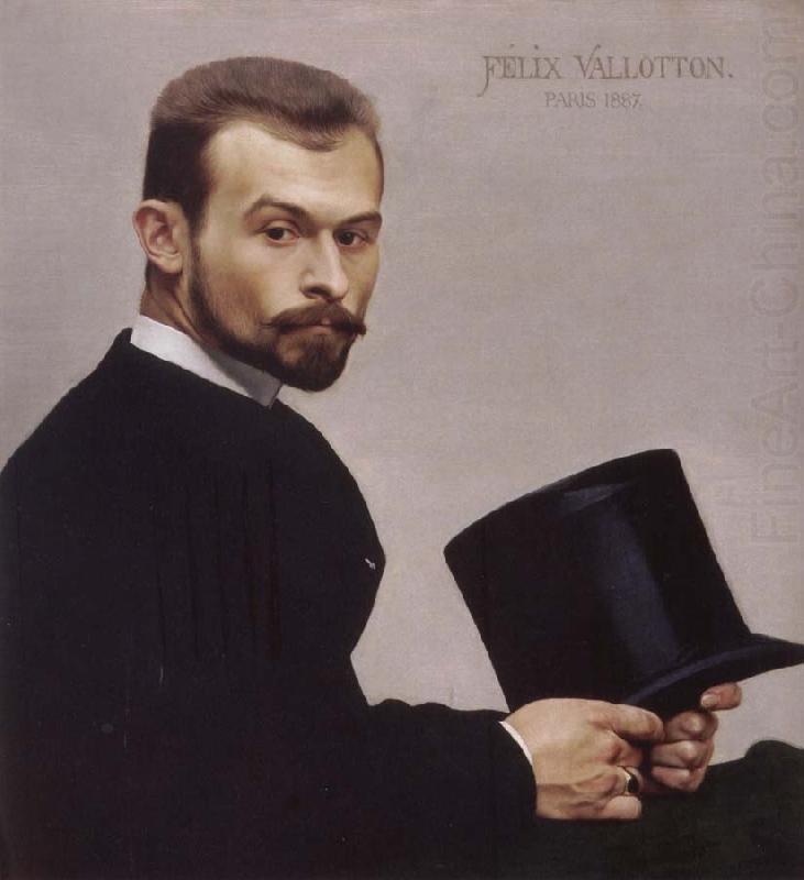 Felix Vallotton Felix Jasinski Holding His Hat china oil painting image